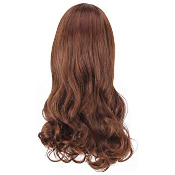 DILLARDS Synthetic Hair Brown Charming Long Curly Wig For Women - Image 2